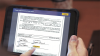 docusign on a tablet